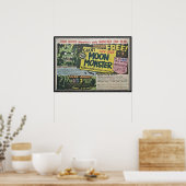Giant Moon Monster Ad Poster (Keuken)