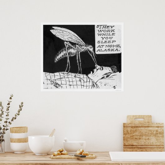 Giant Mosquitos Nome 1926 Poster (Keuken)