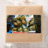 Giant Mussels Tsukiji Fish Market, Tokyo, Japan Etiket (Insitu)