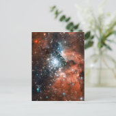 Giant Nebula Star Cluster Space Briefkaart (Staand voorkant)