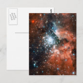 Giant Nebula Star Cluster Space Briefkaart (Voorkant / Achterkant)