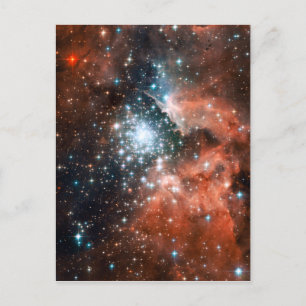 Giant Nebula Star Cluster Space Briefkaart