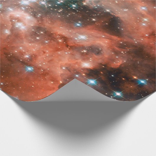 Giant Nebula Star Cluster Space Natuur Cadeaupapier (Hoek)