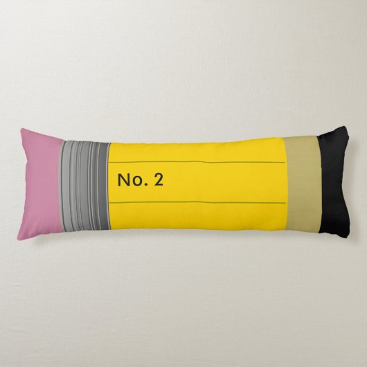 Giant No. 2 Potlood Body Kussen - Personaliseer he (Voorkant)