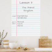 Giant Note Paper Gepersonaliseerd Visual Aid Schoo Poster (Keuken)