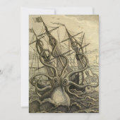 Giant Octopus  1801 Etching Bedankkaart (Voorkant)