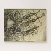 Giant Octopus 1801 Etching Legpuzzel (Horizontaal)