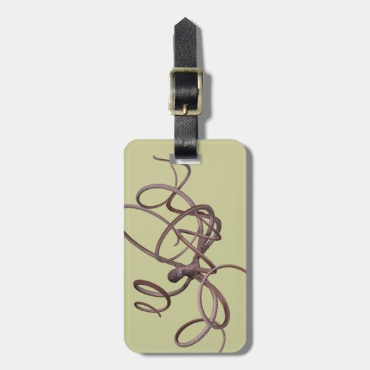 Giant Octopus Bagagelabel (Voorkant verticaal)