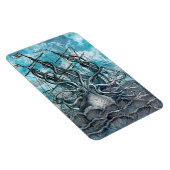 Giant Octopus Blue Zee Monster Sailboat Magneet (Rechterzijde)