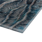 Giant Octopus Blue Zee Monster Sailboat Snijplank (Hoek)