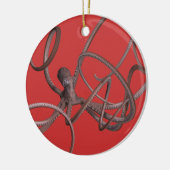 Giant Octopus Keramisch Ornament (Links)