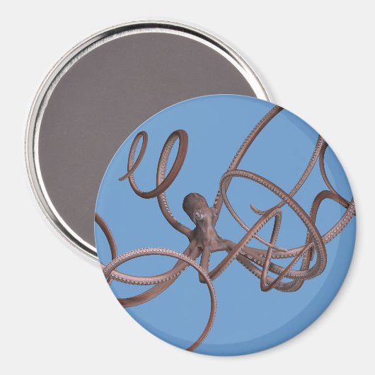 Giant Octopus Magneet (Voorkant / Achterkant)