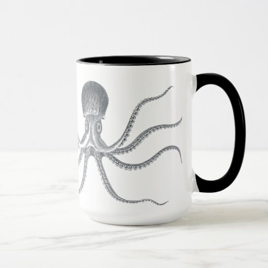 Giant Octopus Nautical Design Mok (Rechts)