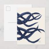 Giant Octopus Tentacles Briefkaart (Voorkant / Achterkant)