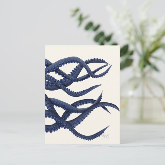 Giant Octopus Tentacles Briefkaart (Staand voorkant)