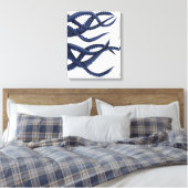 Giant Octopus Tentacles Canvas Afdruk (Insitu (Slaapkamer))