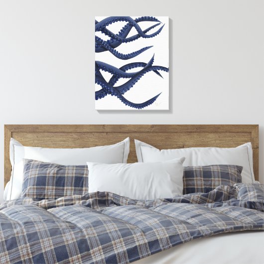Giant Octopus Tentacles Canvas Afdruk (Insitu (Slaapkamer))