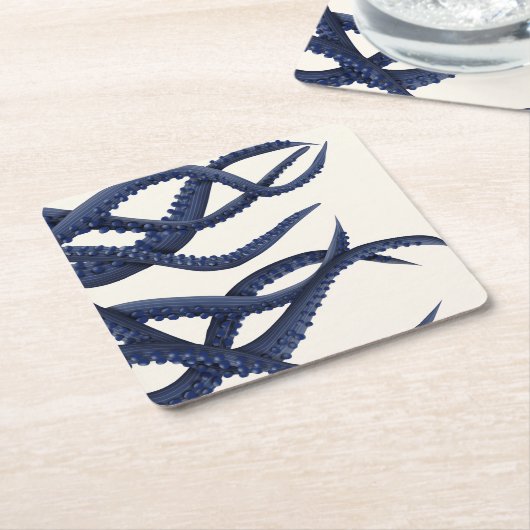 Giant Octopus Tentacles Kartonnen Onderzetters (Schuin)