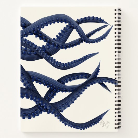 Giant Octopus Tentacles Notitieboek (Achterkant)