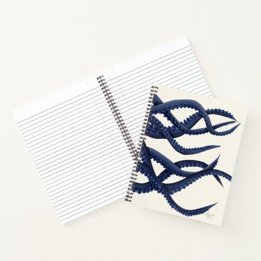 Giant Octopus Tentacles Notitieboek (Binnen)