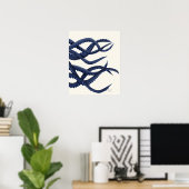 Giant Octopus Tentacles Poster (Thuiskantoor)