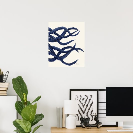 Giant Octopus Tentacles Poster (Thuiskantoor)