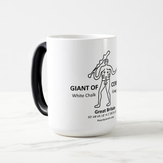 Giant of Cerne-Abbas Magische Mok (Voorkant links)