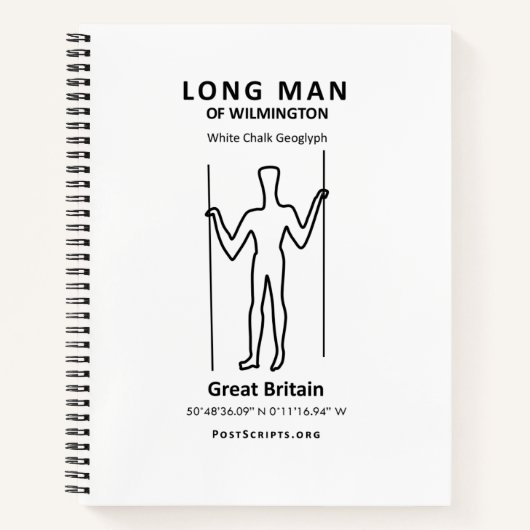 Giant of Wilmington Notitieboek (Voorkant)