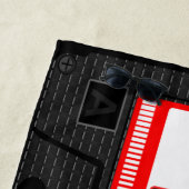 Giant Old School Cassette personaliseer de keukenh Strandlaken (In situ)