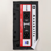 Giant Old School Cassette personaliseer de keukenh Strandlaken (Voorkant)