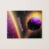 Giant Paars en Roze Cosmos Universe Fun Fantasy Legpuzzel (Horizontaal)
