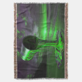 Giant Paint Can Pours Paint Onto Sunset Beach Deken (Voorkant Verticaal)