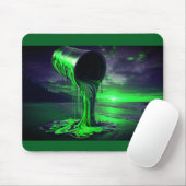 Giant Paint Can Pours Paint Onto Sunset Beach  Muismat (Met muis)