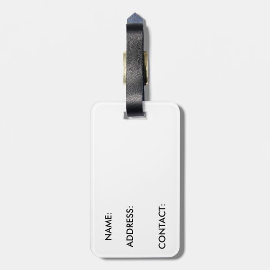 Giant Panda Bagagelabel (Achterkant verticaal)