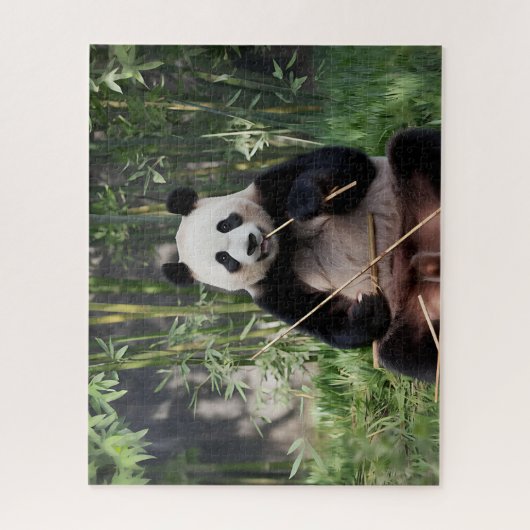Giant Panda Bamboo Snack Legpuzzel (Verticaal)
