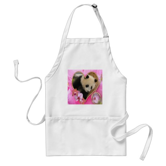 Giant Panda Beer Apron Standaard Schort (Voorkant)