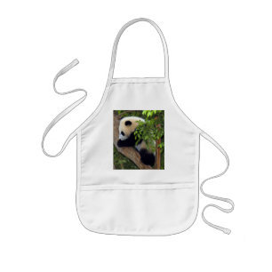 Giant Panda Beer & Baby Panda Apron Kinder Schort