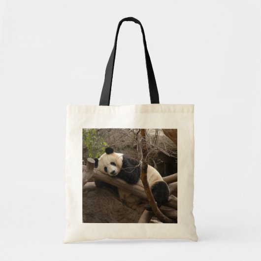 Giant Panda Beer & Baby Panda Bag Tote Bag (Voorkant)