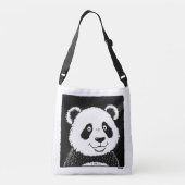 Giant Panda Beer Crossbody Tas (Achterkant)