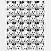 Giant Panda Beer Face Fleece Deken (Voorkant)