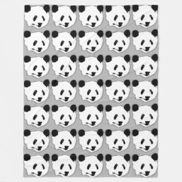 Giant Panda Beer Face Fleece Deken