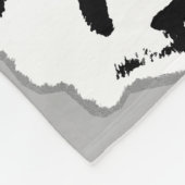 Giant Panda Beer Face Fleece Deken (Hoek)