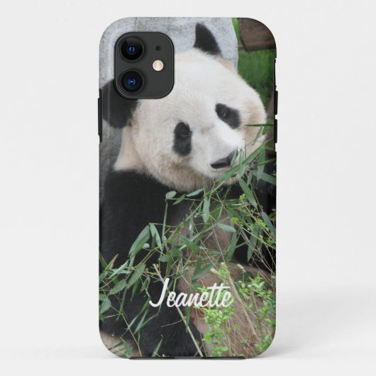 Giant Panda Beer, gepersonaliseerde naam, Case-Mate iPhone Case (Achterkant)
