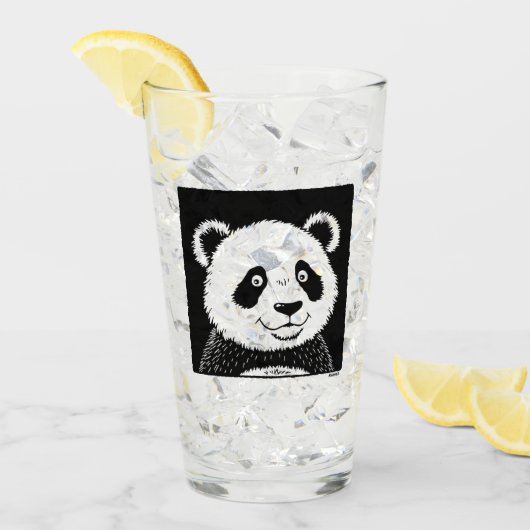 Giant Panda Beer Glas (Voorkant ijs)