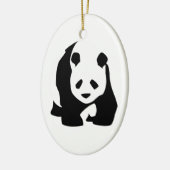 Giant Panda Beer Keramisch Ornament (Links)