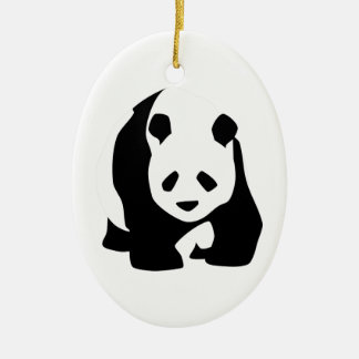 Giant Panda Beer Keramisch Ornament