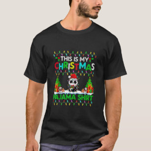 Giant Panda Beer Kerst Pyjama Shirt Giant Pand