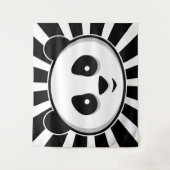 Giant Panda Beer - Schattige zwart witte panda Wandkleed (Voorkant)
