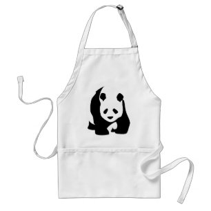 Giant Panda Beer Standaard Schort