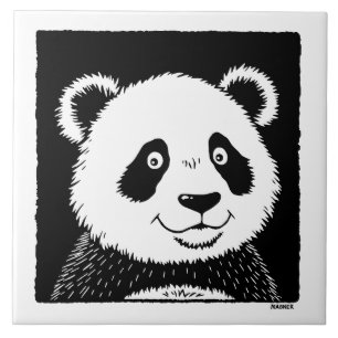 Giant Panda Beer Tegeltje